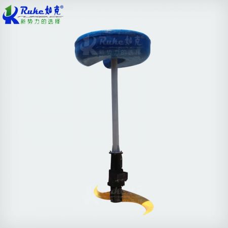 漂浮河道治理立式環流浮筒潛水攪拌機推流式浮筒攪拌機